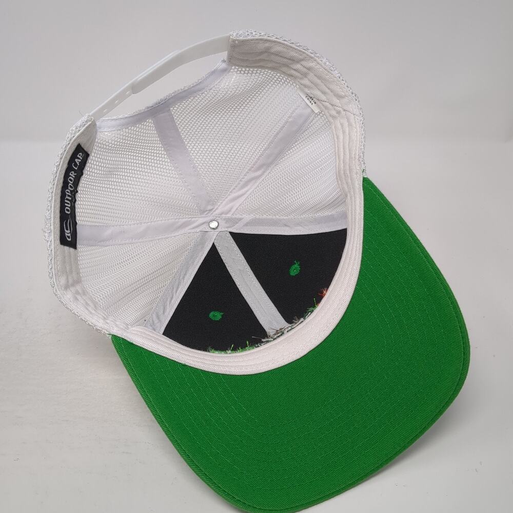Simplot Small Farm Snapback Trucker Hat Green One… - image 8